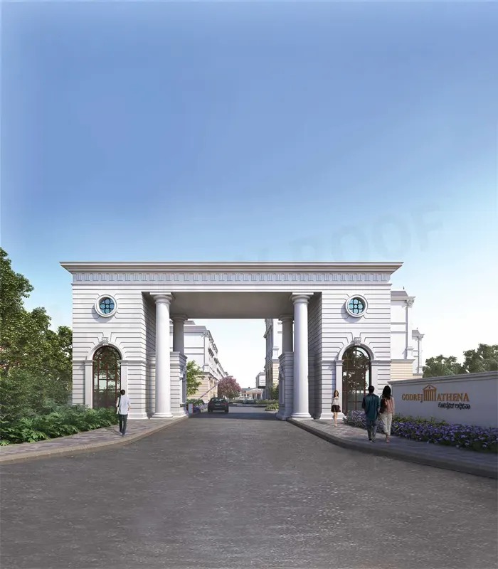 Godrej Athena — Greco-Roman Imperial Residences Architectural View